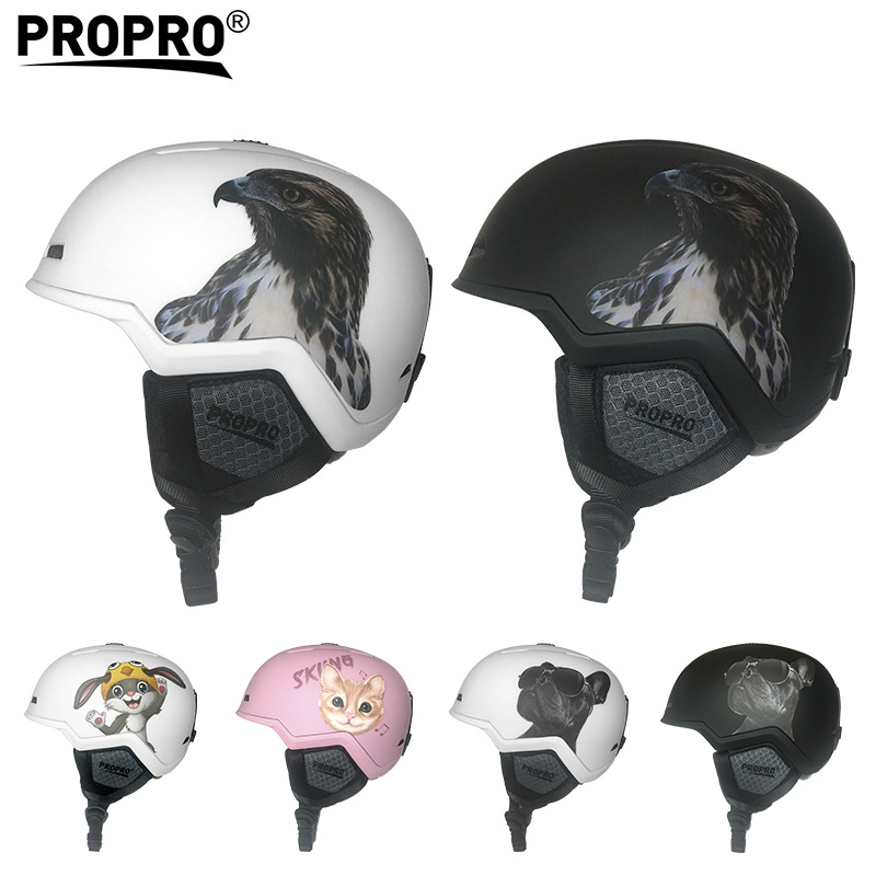 PROPRO ski helmet integrated adult children single and double board lightweight safety helmet warm breathable equipment