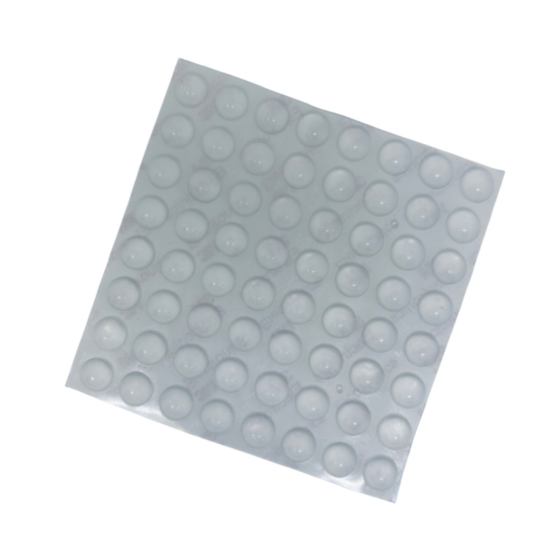Silicone Anti-Collision Particles, Transparent Anti-Collision and Anti-Slip Silicone Foot Pads, Hemispherical Adhesive-Backed Buffer and Shock-Absorbing Cylindrical Silicone Pads