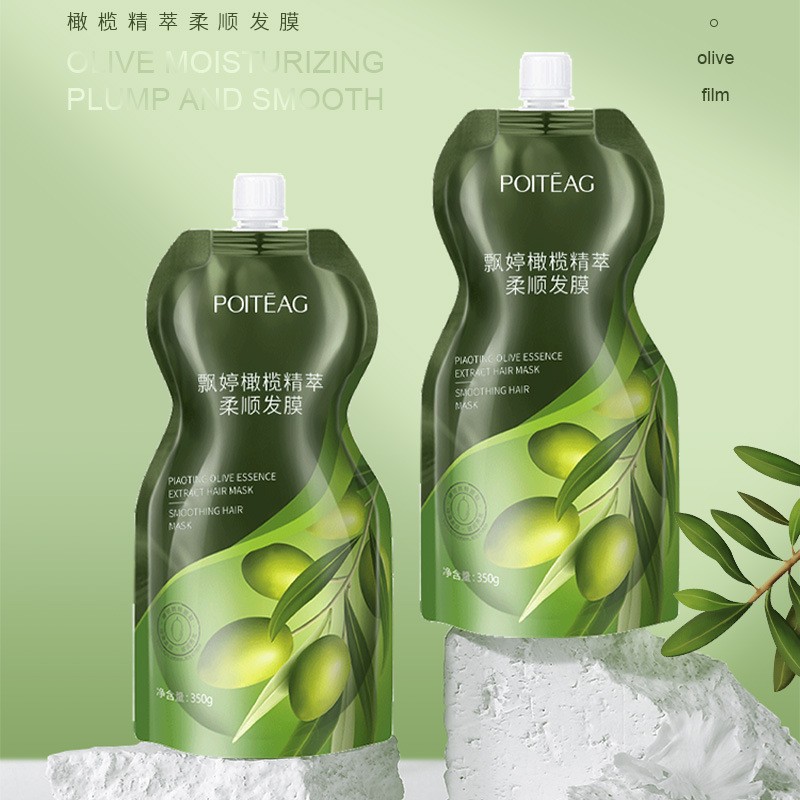Piao Ting Olive Extract Smooth Hair Mask Conditioner Barber Shop Protein Hair Mask Hair Care Cream Hair Mask Manufacturer Wholesale