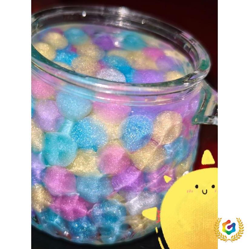 ✅ Цветные перламутровые бусины Спанч Боб Большие бусины Кристальные водные бусины