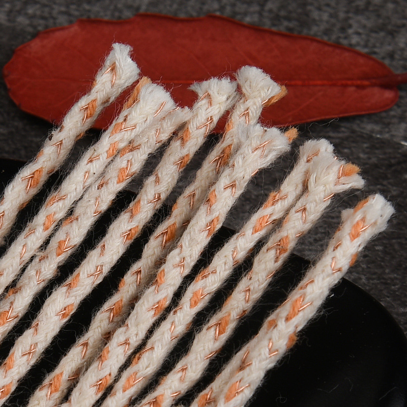 Cotton core kerosene lighter universal cotton core wool grease copper wire cotton core lighter core rope oil absorbing wire rope burn-resistant cotton core