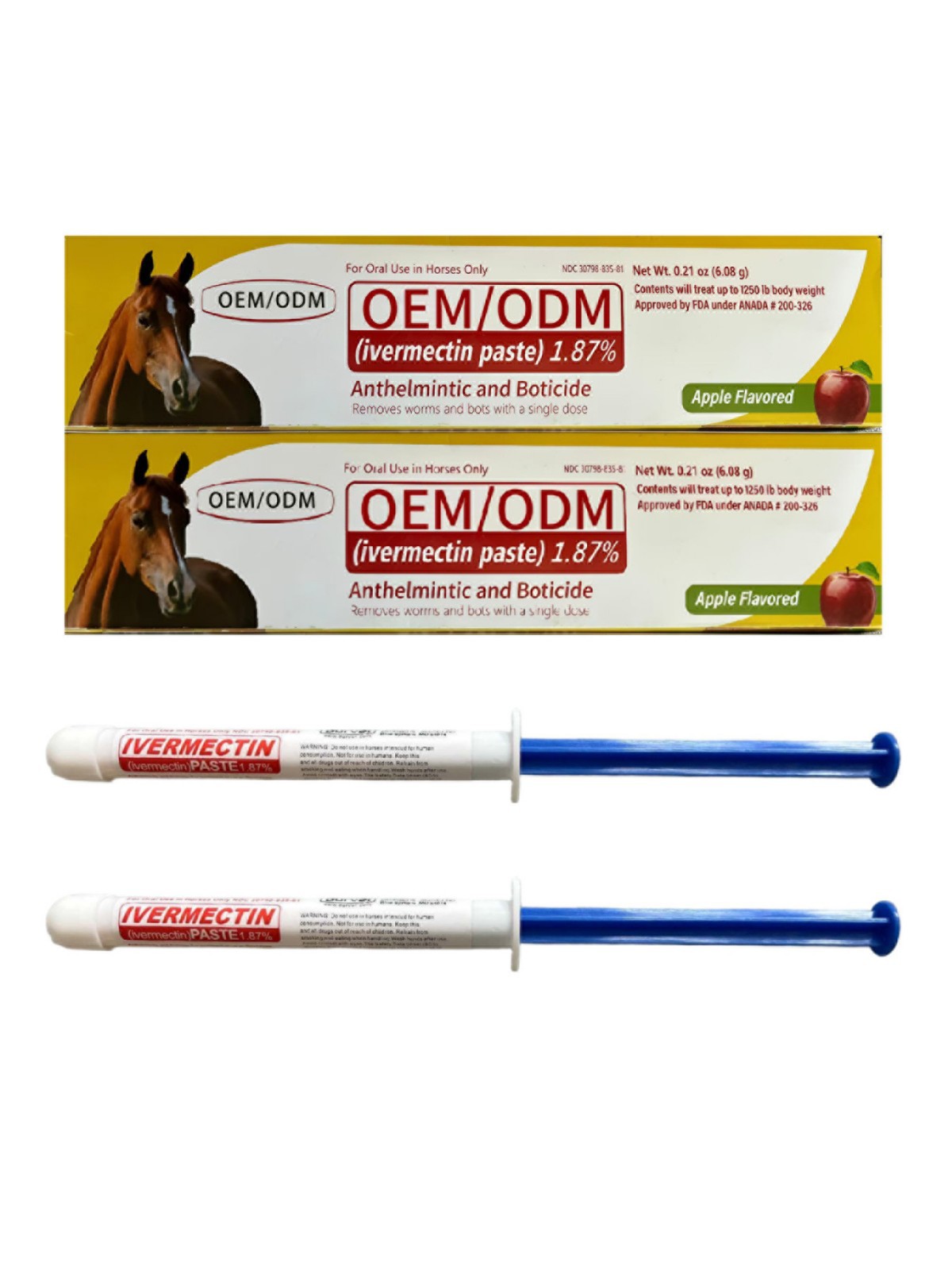 Carefully Selected in Stock, Gel Horse Ointment, Apple Flavor, Maidin, Amazon’S Hottest Source Manufacturer Customization