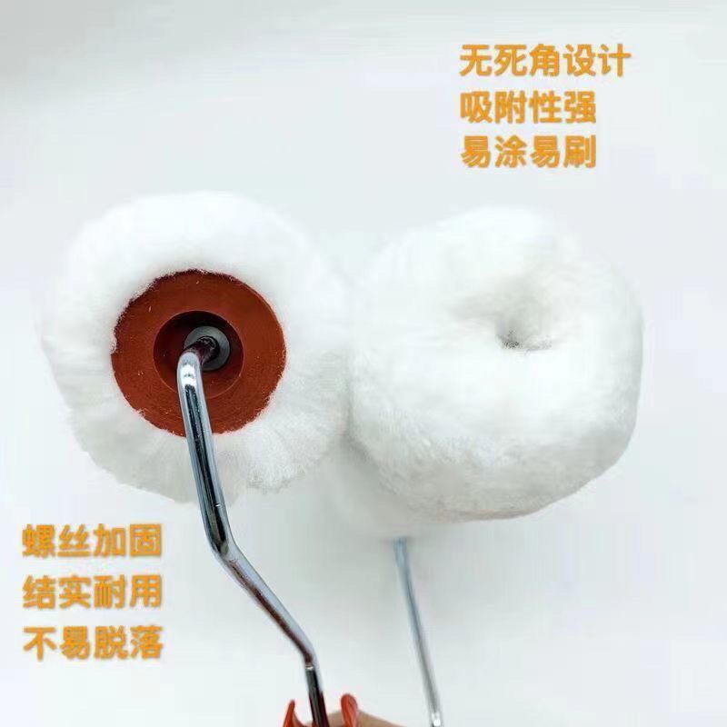 9inch Full No Dead Angle Roller Brush High-End Roller Brush for Interior and Exterior Walls Paint Latex Paint Waterproof Painting Tool