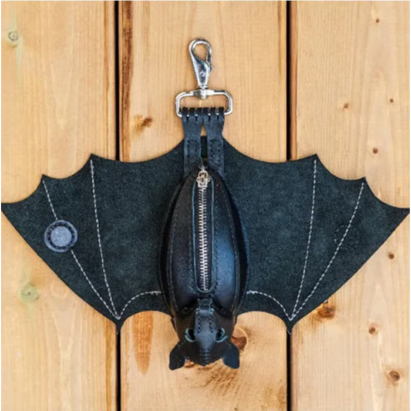 Cross-Border Best-Selling Leather Bat Coin Purse Leather Bat-Shaped Coin Purse
