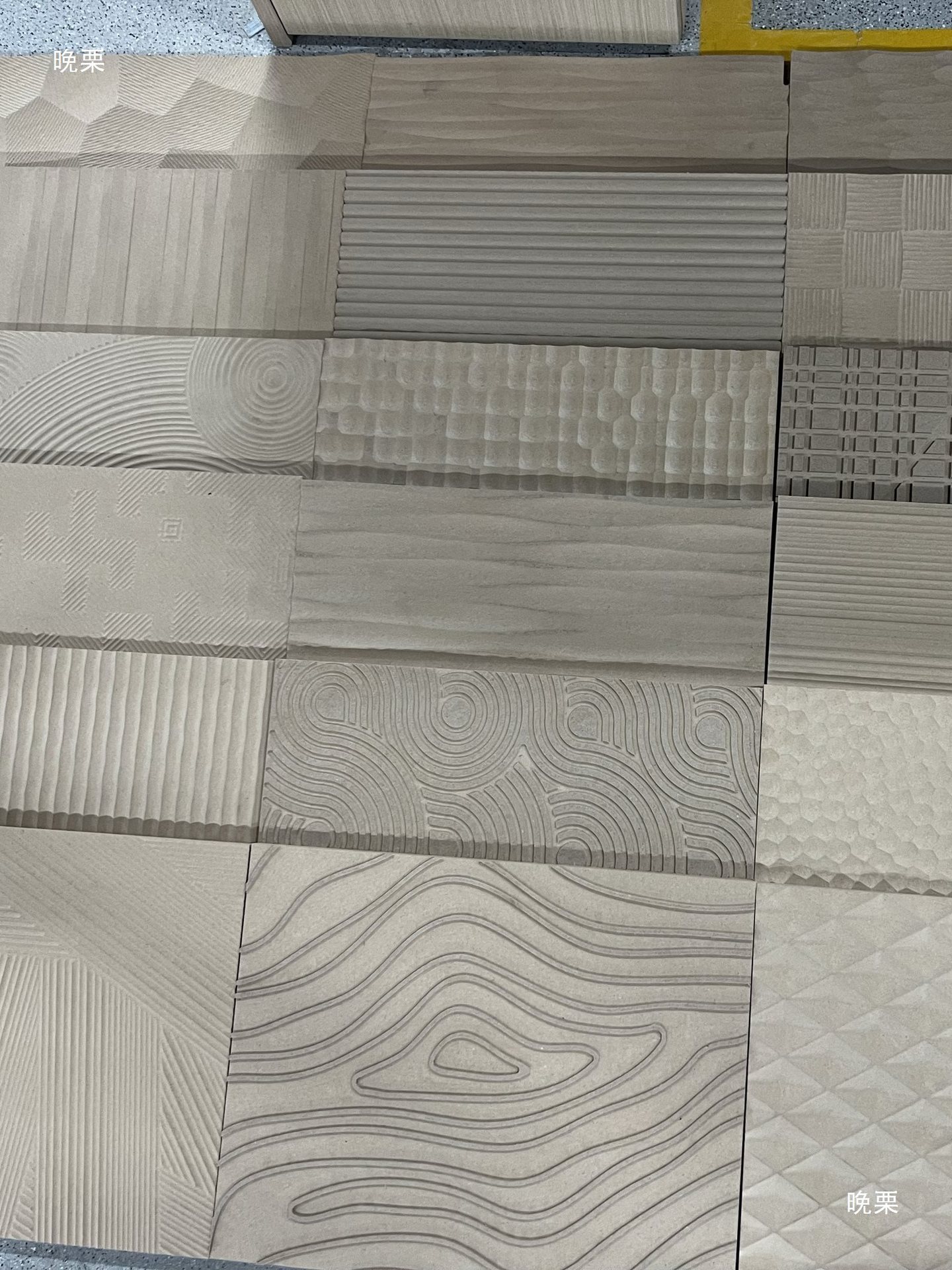 Texture Board Hammer Pattern Carved Aesthetic Decorative Panel Decorative Panel Background Wall Solid Wood Carving 3D Shape High Definition S