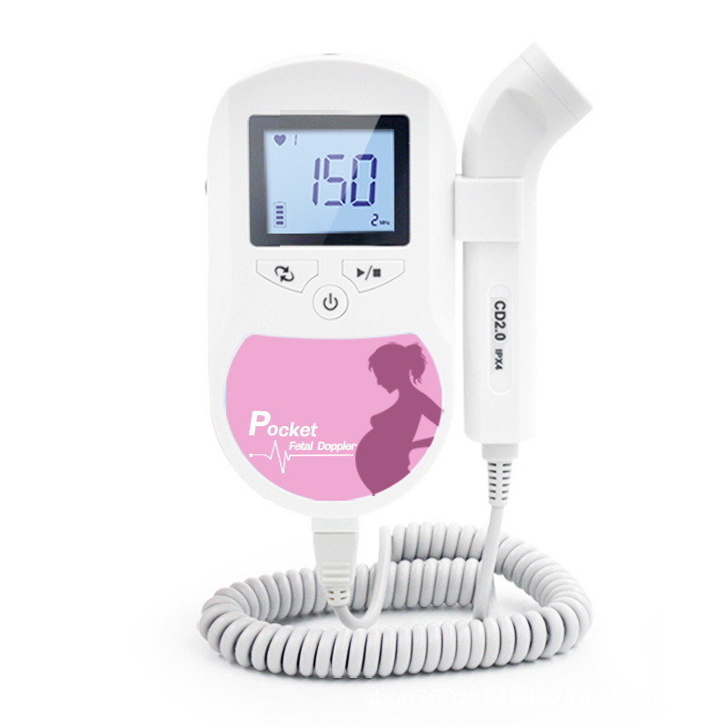 Kangtai Cross-Border Pregnant Women's Home Fetal Heart Rate Monitor to Listen to Fetal Heart Rate, Fetal Movement and Fetal Sound Monitoring Portable Fetal Heart Rate Instrument Gift Wholesale