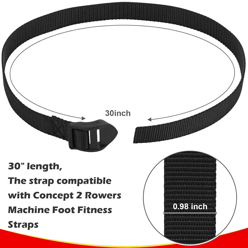 rowing machine replacement foot belt adjustable foot fitness belt multifunctional webbing lanyard fitness auxiliary accessories foot belt