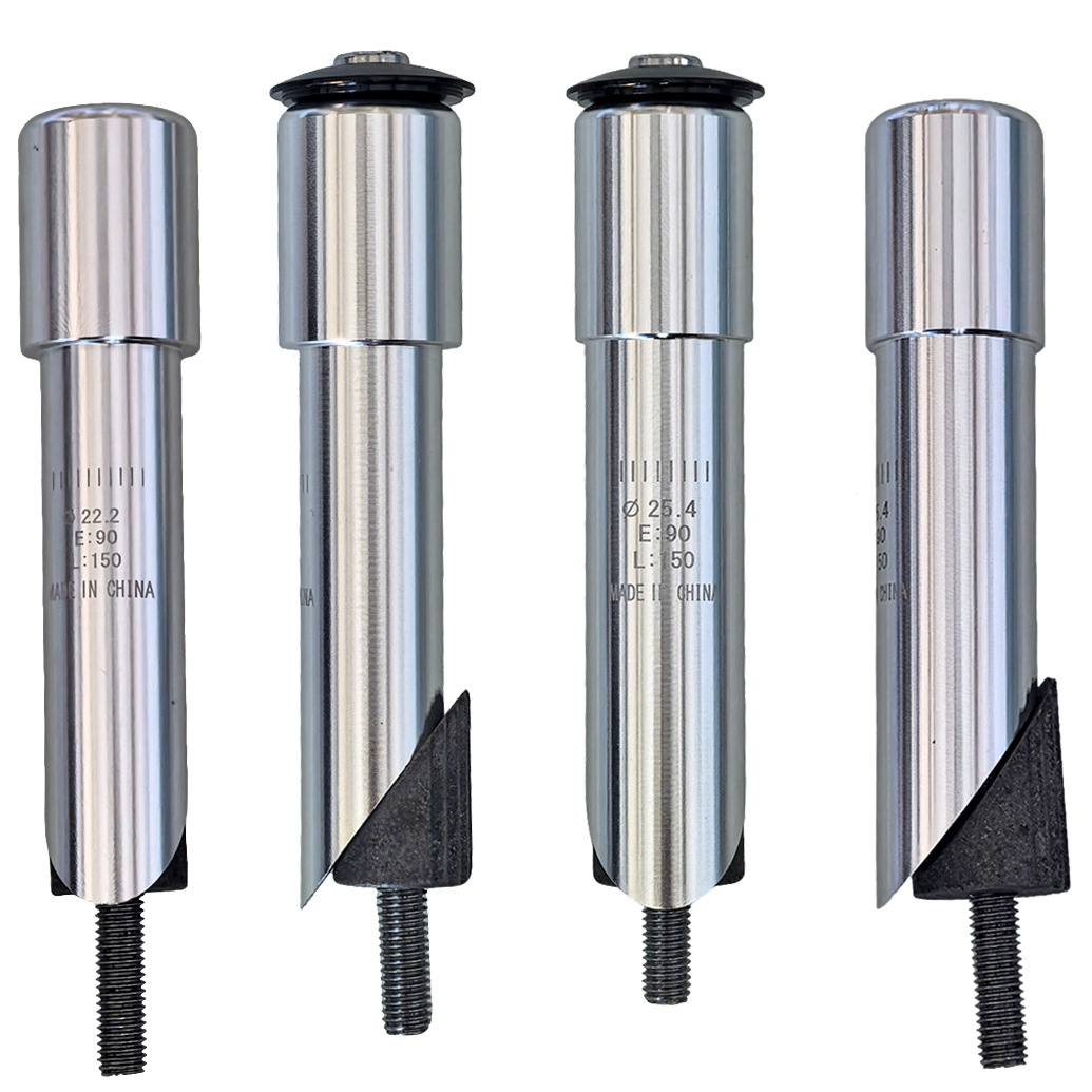 Folding Bike Stem Riser, Bicycle Front Fork Reducer, Stem Height Increaser, Front End Extender, Height Increase 4- 8cm