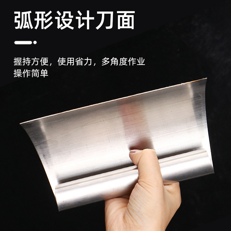 Manganese steel stainless steel scraping pig hair knife planing pig skin knife butcher knife killing pig knife scraping knife plucking shaving tool