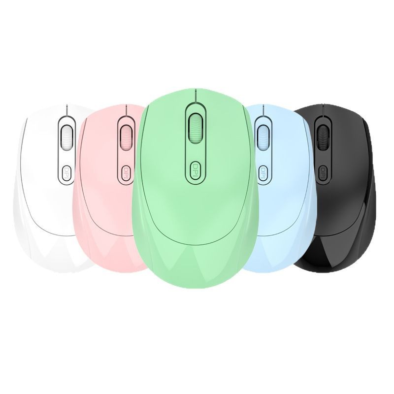 Cross-Border Popular Factory Spot New Charging 2.4g Bluetooth Silent Wireless Mouse Multi-Color Gift Wireless Mouse