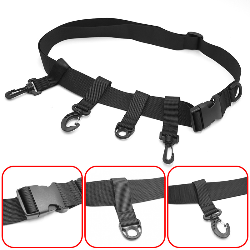 Adjustable Fishing Wading Belt Belt Belt Belt Waist Bar Fixed Belt Outdoor Fly Fishing Surfing Kayak Accessories Wading Strap