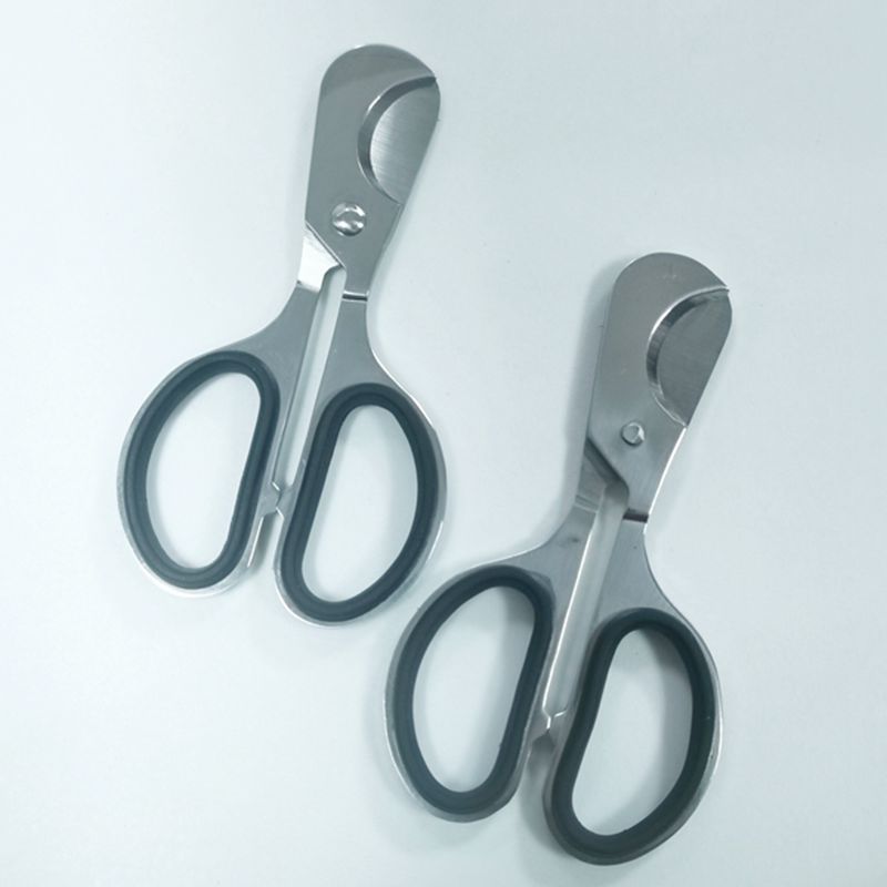 Поставщик с завода, ножницы для сигар с двусторонней ручкой из металла, набор для курения