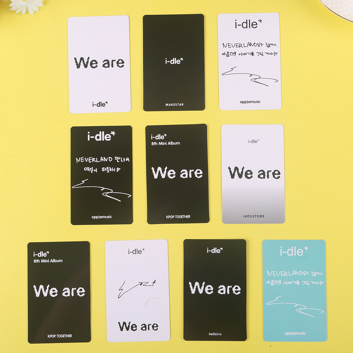 I-Dle Female Idol Wee Juwan Shuhua Xiaoka New Album We Are I-Dle Xiaoka Card Celebrity