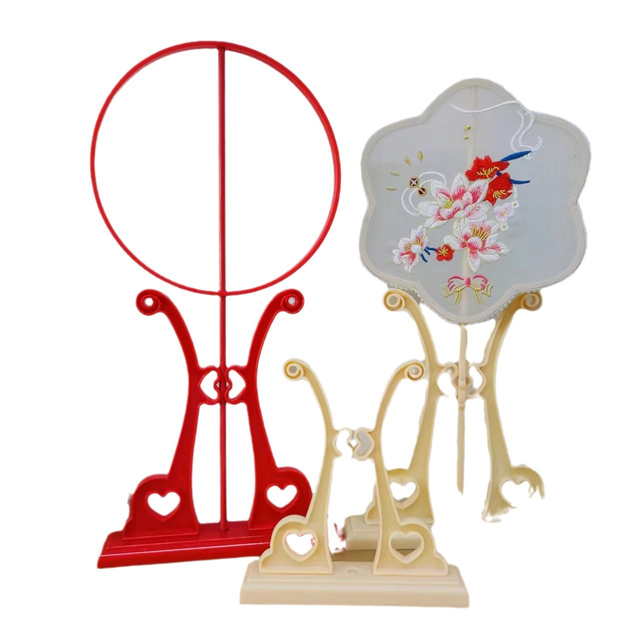 Wholesale Fan Stand, Fan Base Holder, Palace Fan Stand, Bridal Wedding Fan Display Stand, Resin Wedding Props