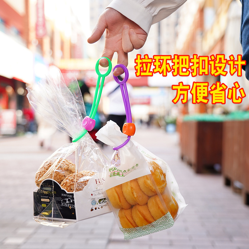 Colorful Sealing Straps, Sealing Clips, Food Sealing Straps, Kitchen Food Preservation Multifunctional Sealing Straps