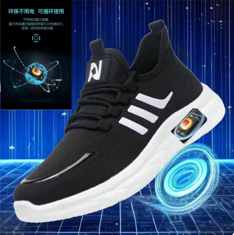 Live Broadcast of New Magnetic Vibration Walking Shoes, Unisex Casual Sports Shoes, Mesh Breathable Running Shoes, Walking Shoes