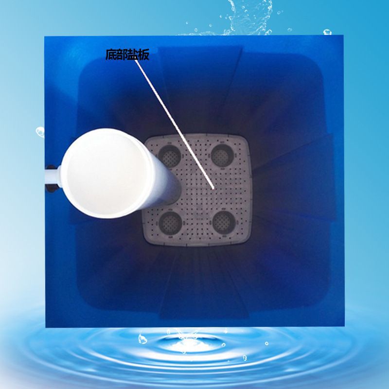 Special Salt Box for Water Softeners, Pure Water Treatment Pe Salt Box, 60L/100L Large Capacity Salt Dissolving Barrel, Salt Storage Device, Extra Large