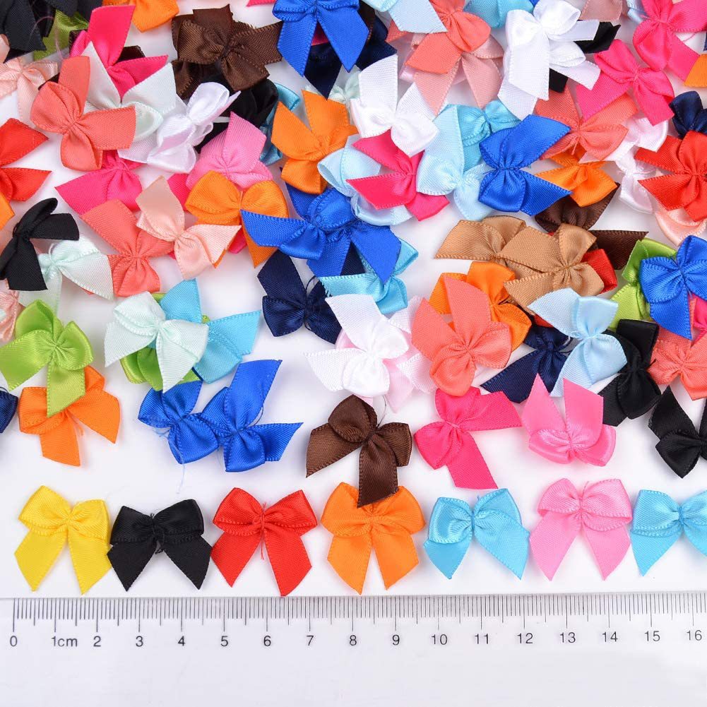 Factory in stock 1CM wide polyester thread tie bow ribbon flower hand scratch ribbon flower clothing underwear accessories