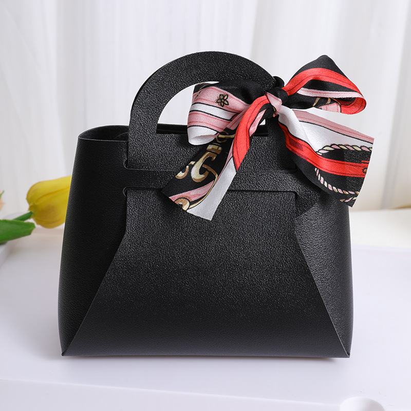 European style candy box wholesale candy bag handmade holiday leather gift box wedding candy portable snack storage bag
