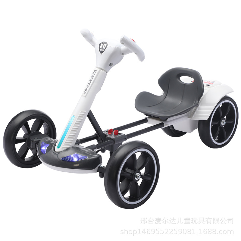 Children's Kart 2-6 Years Old Electric Four-Wheeler Kidsren's Toy Car Foldableable Remote Control Car Baby Stroller
