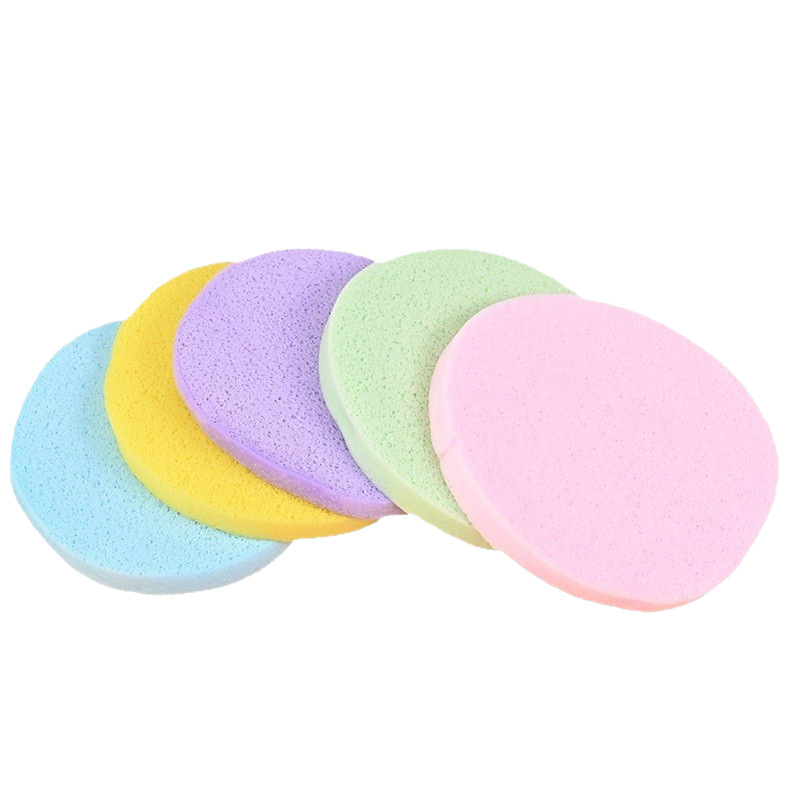 Spot Wholesale Pva Sponge Compressed Face Wash Travel Portable Soaked in Water to Enlarge Compressed Strip Makeup Remover Cotton 12 Pack