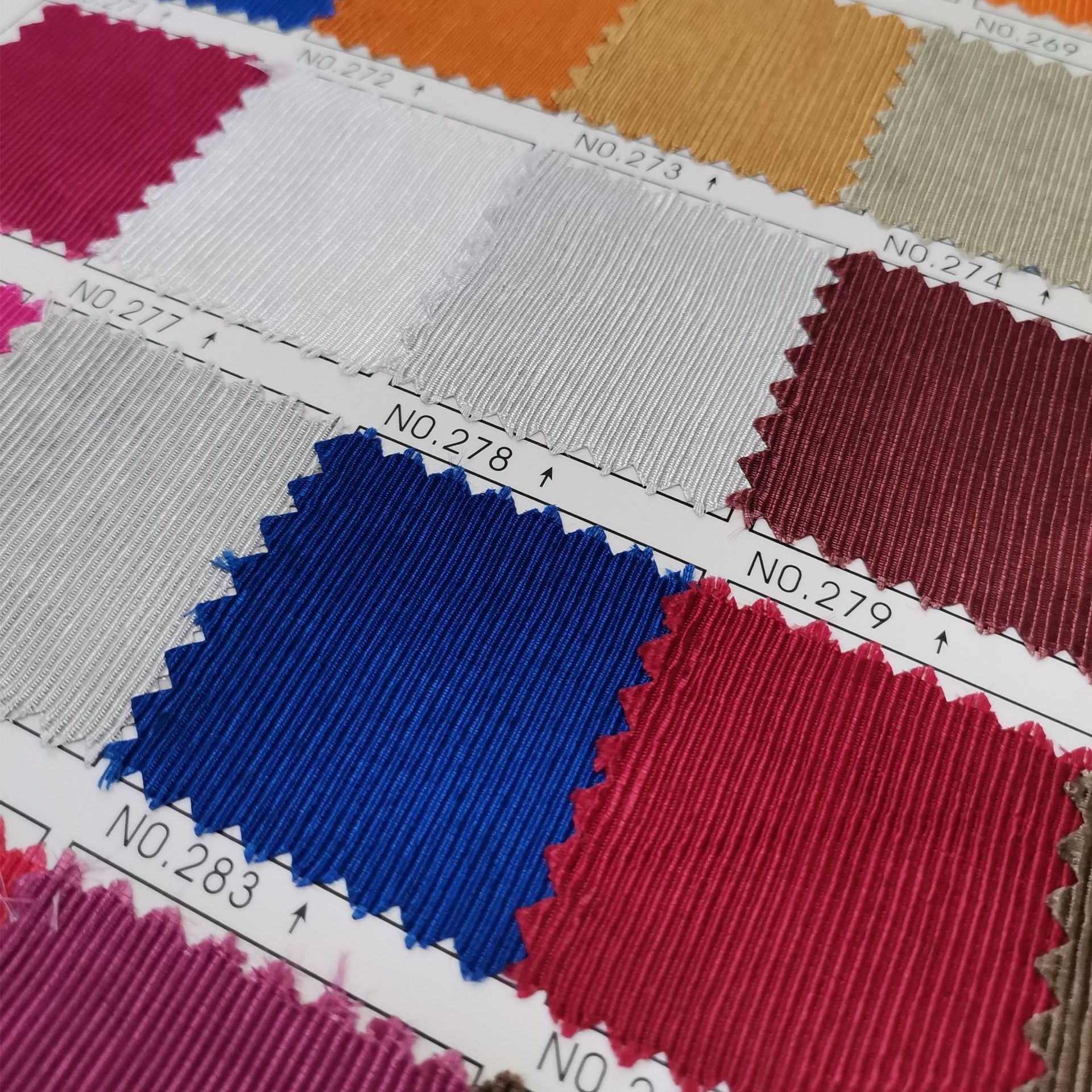 In stock supply rayon 5-strand 6-strand Shandong silk wool GE cloth double-strand silk horizontal pattern polyester fabric shoe material decorative fabric