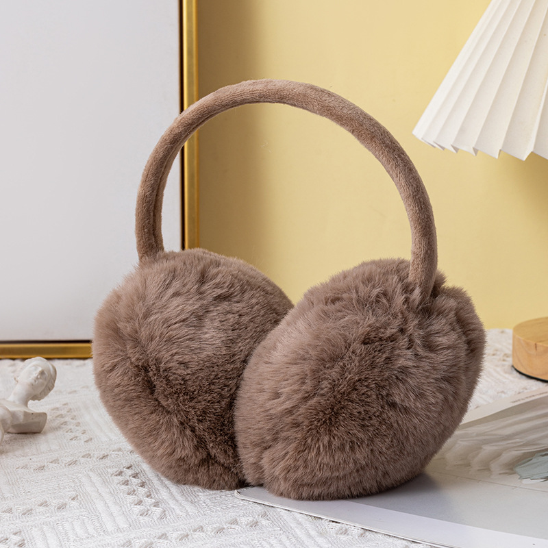Winter warm plush ear warm ear cover men's and women's ear bag imitation high quality rabbit hair increased thick earmuffs earmuffs wholesale