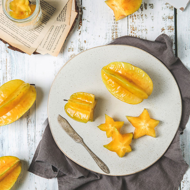 Taiwan Red Dragon Star Fruit Tropical Freshly Picked Fujian Zhangzhou Xiashhe Five-Pointed Star Star Fruit 3/ 2.5kg Wholesale