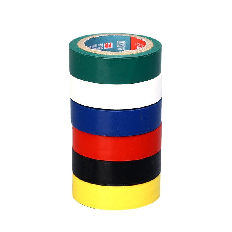 Factory direct PVC electrical tape small roll gift insulation tape multi-color cold-resistant thick electrical tape