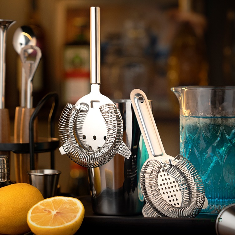 Bartending Tool Ice Filter 304 Stainless Steel Homemade Beverage Ice Separator Cocktail Filter Grids Bartender