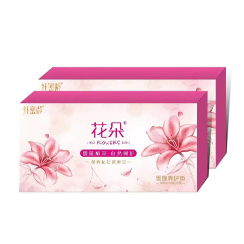 Slim Age Snow Lotus Care Patch Flower Snow Lotus Patch Women's Private Sanitary Napkin Pad New Date Wholesale Delivery