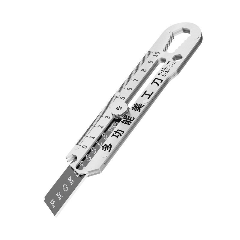 Wholesale ten-in-one multifunctional all-steel utility knife industrial grade sharp knife heavy-duty thick wallpaper knife