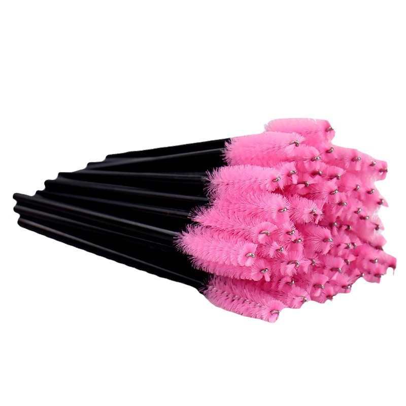 Cross-Border Eyelash Brush Multi-Color Portable Makeup Brush Eyebrow Brush Eyelash Comb Reusable Eyelash Grafting Tool Wholesale