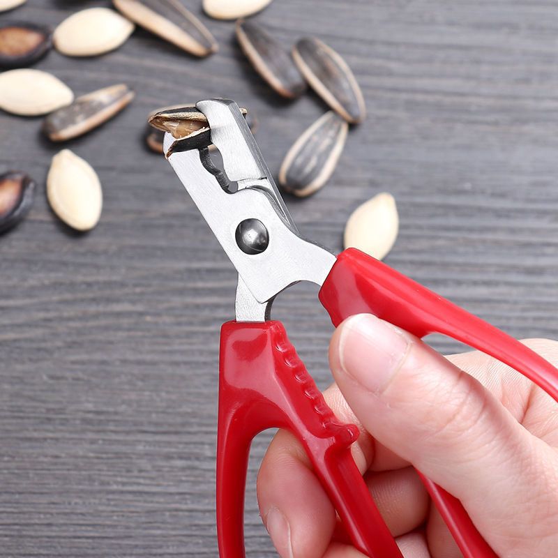 Trendy Peanut Peeling Tool with Wide Handle for Cracking Nuts, Black and Red Watermelon Seeds, and Pine Nuts