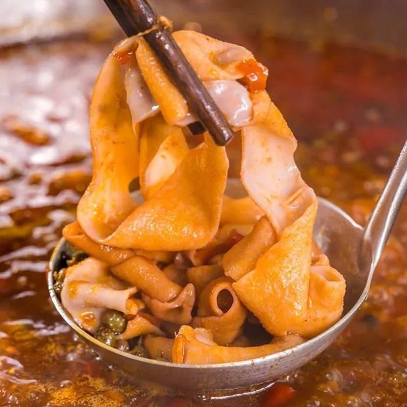 Lock Fresh Goose Intestines, Commercial Street Stall Hot Pot, Spicy Hot Pot Ingredients, No Need to Process Goose Intestines, Ready to Eat Cold, Oil-Free, No-Wash Ice