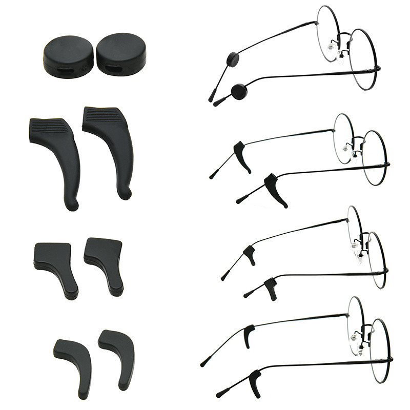 Soft Anti-slip Sleeve Large Medium Small Imitation Silicone Glasses Anti-slip Sleeve Ear Sleeve Ear Hook Ear Hanger Glasses