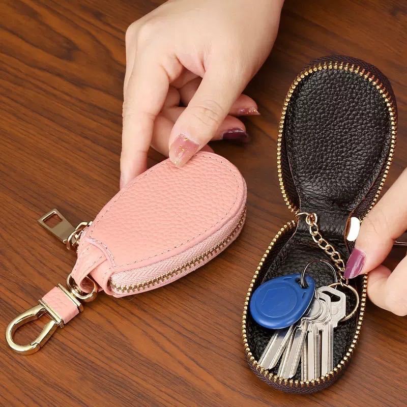 Multi-functional key bag convenient carrying unisex compact storage fashion waist buckle all-match car large capacity pull