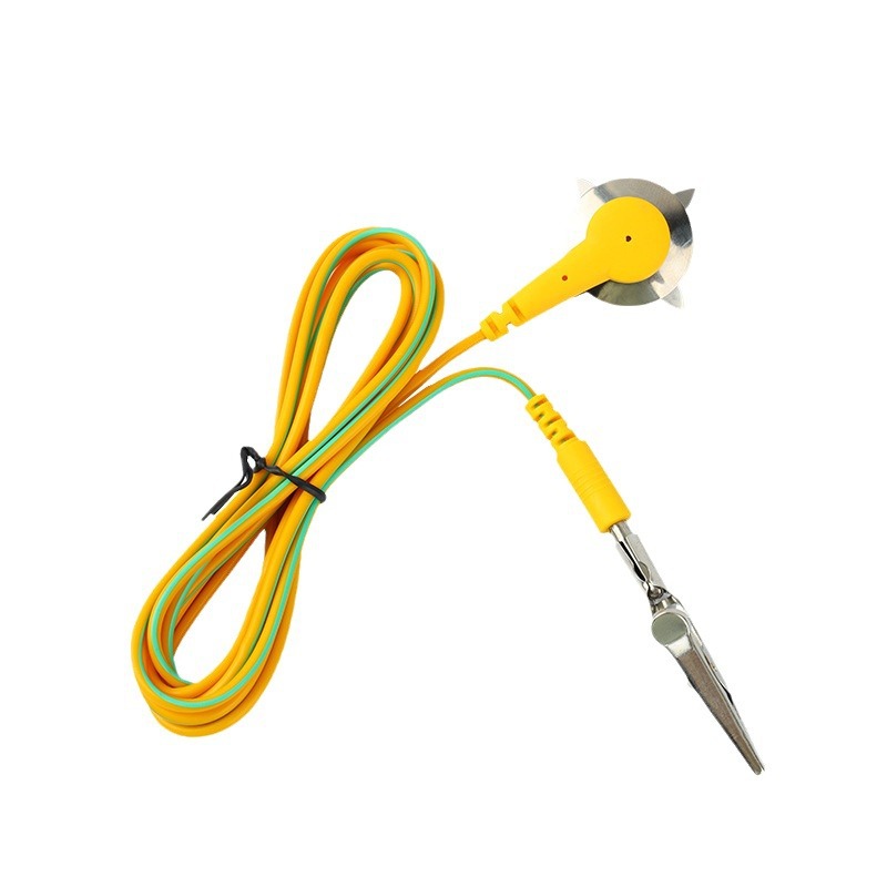 Workbench Anti-Static Table Mat Electrostatic Rubber Grounding Wire Shelf Grounding Wire Assembly Line Electrostatic Buckle Grounding