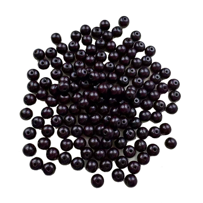 Factory Direct Sale Genuine Black and Red Barrel Beads DIY Handmade Beads Bodhi Root Loose Beads for Crafts Cinnabar Offering Soft Core Old Material