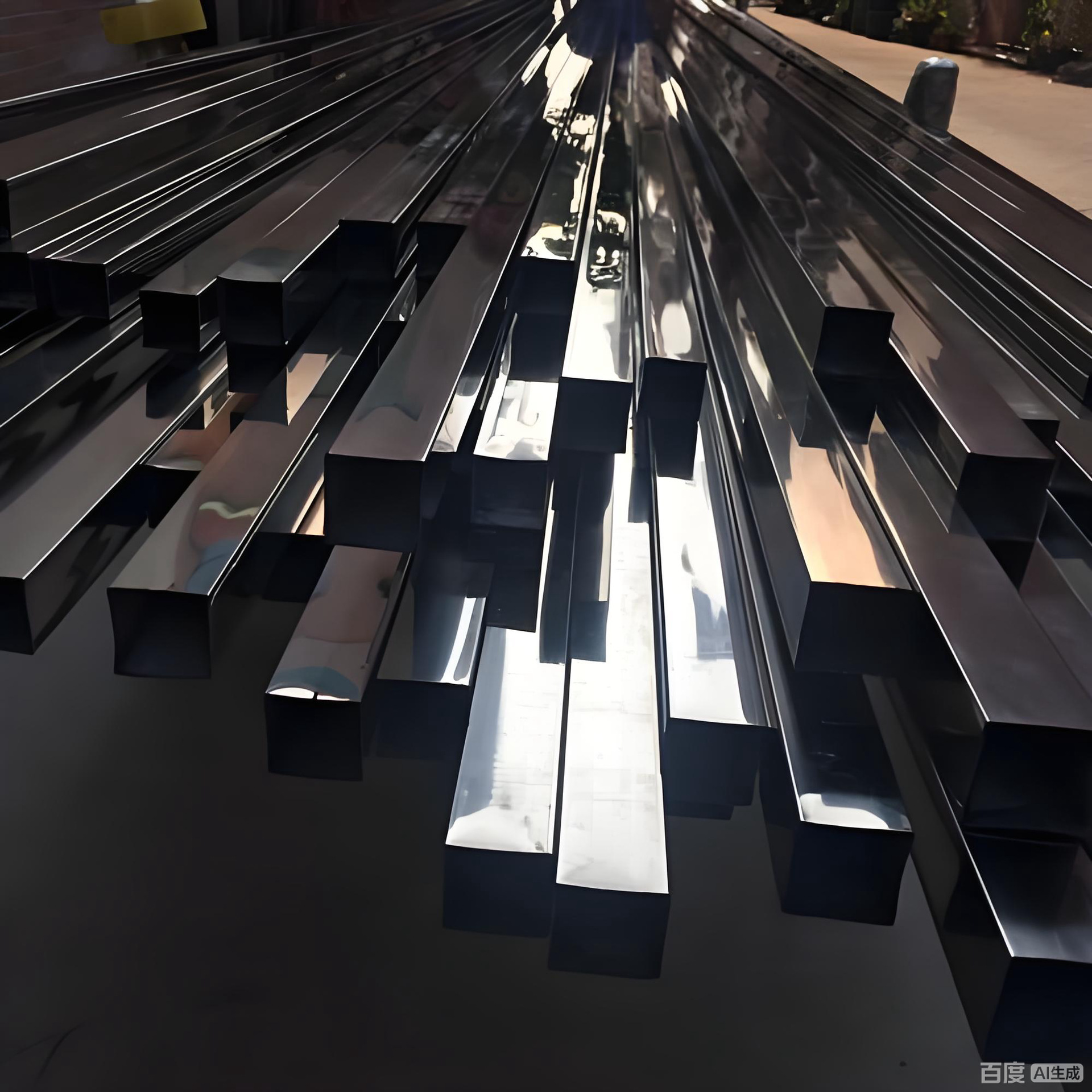 304 Stainless Steel Square Tube Large Diameter Square Industrial Product Tube 304 Stainless Steel Square Tube Profile 6m Rectangular Tube