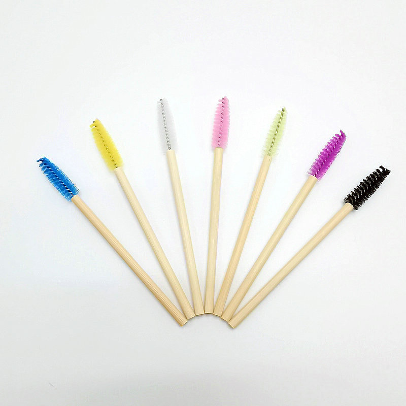 Grafting Mascara Brush Extremely Fine Disposable Bamboo Spiral Small Comb Lower Eyelash Brush Eyelash Brush Tool Eyebrow Comb