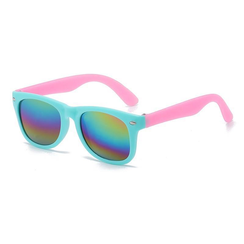 Fda Registered Kidsren's Sunglasses, Dazzling Film Sunglasses, Sun Protection, Uv Protection, Rice Nails, Boys and Girls Glasses, European and American Amazon