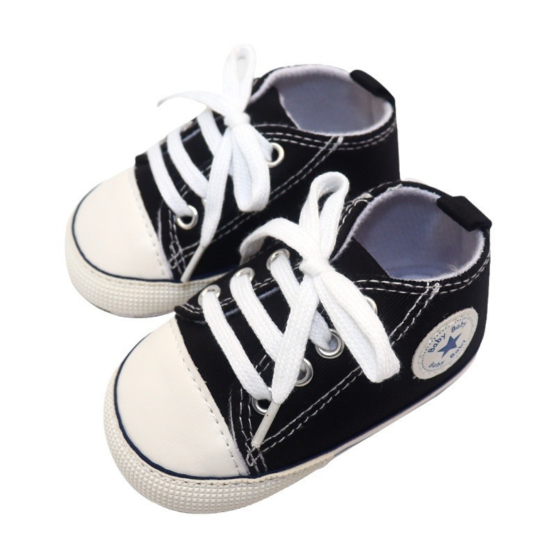 2023 New Canvas Shoes Baby Toddler Shoes High Top Casual Baby Canvas Shoes Factory Direct Sales