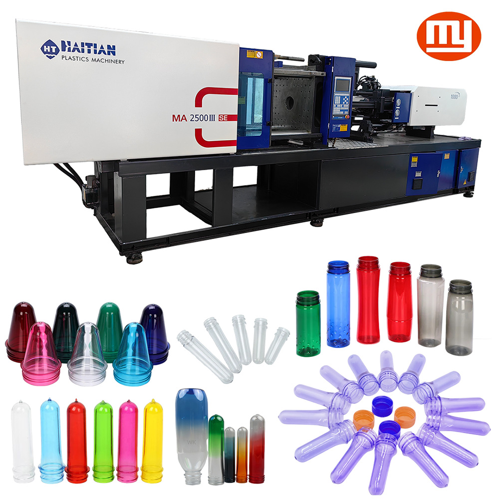 Инъекционная формовочная машина Прямые продажи с завода Haitian 250 тонн Серводвигатель Б/У инъекционная формовочная машина Резиновая емкость 500 г