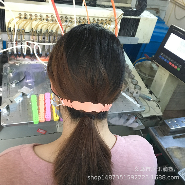 Silicone Ear Protection Anti-earache Anti-railing Ear Mask Hanging Buckle Hook Mask Rope Belt Elastication Adjustment Buckle Extension Buckle