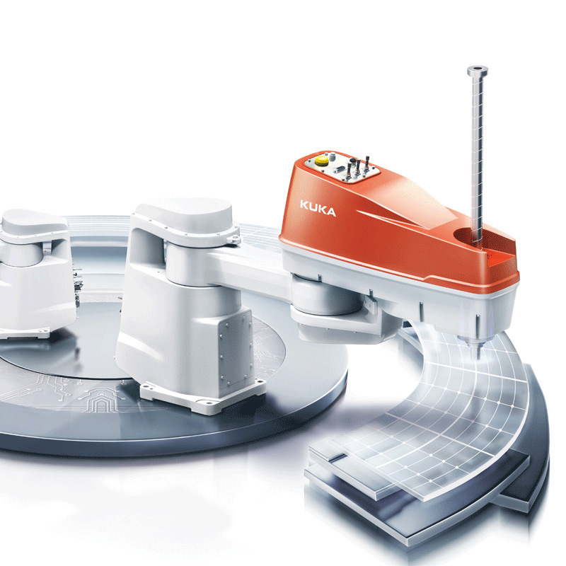 12 кг робот Scara Kuka, размах руки 850 мм, точность ±0.01 мм, обработка, сборка распылением