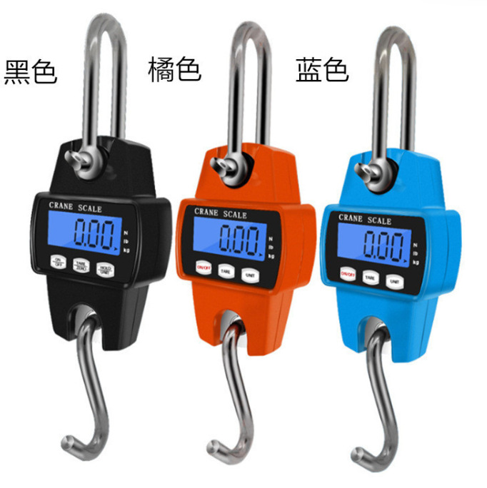 300кг Портативные весы для крана Промышленные весы Маленькие металлические крючковые весы Цифровые весы