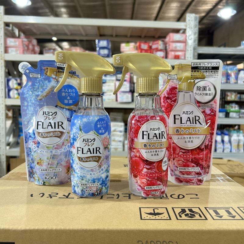 免洗衣物柔顺喷雾日本进口外套织物除菌留香去皱防静电衣物去异味