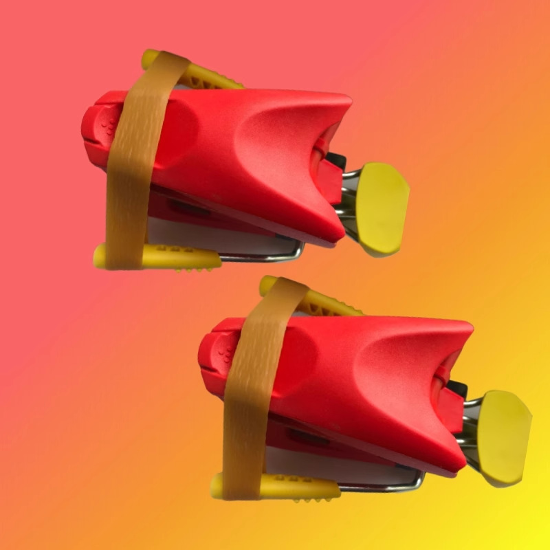 Снегоуборочная лопата для сноуборда с двойной пластиной, утолщенная и расширенная, прочные аксессуары для фиксации, резинка для воска