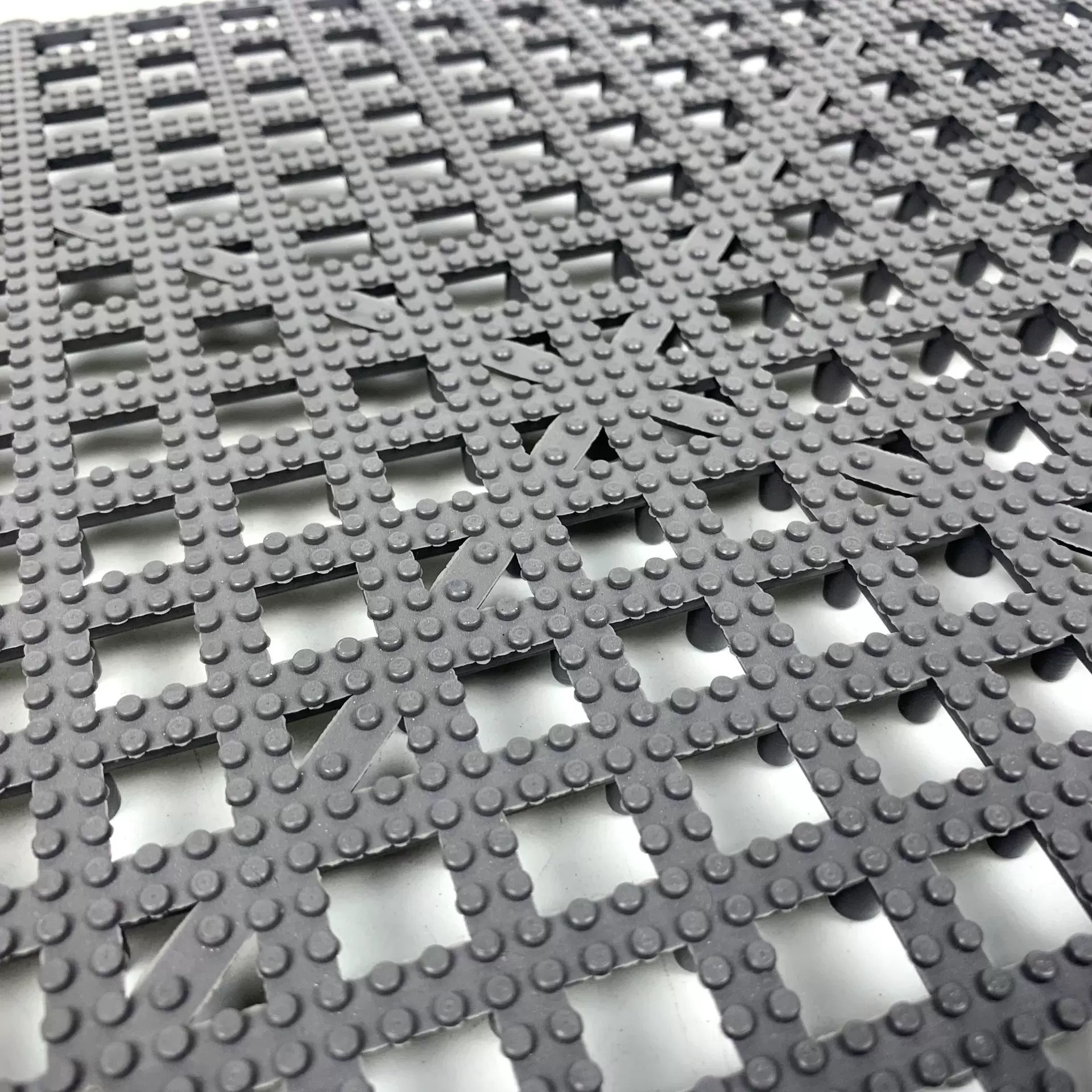 Ready Stock Pvc Plastic Interlocking Floor Mats, Full Coverage Waterproof Floor Mats for Bathhouses, Swimming Pools, Non-Slip Engineering Mats